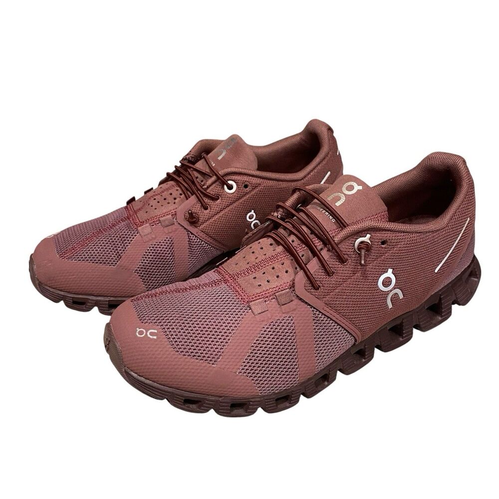 On Cloud 6 Womens 8 Monochrome Mauve Brown CloudTec Running Shoes Sneakers